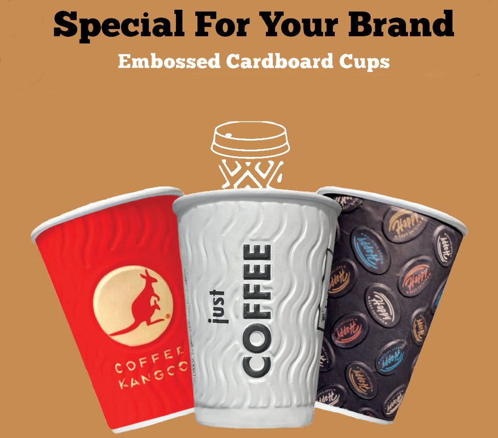 embossed cups